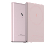 Powerbank Adam Elements Gravity C5 Magnetic Wireless (Ultra Slim) 5000mAh różowy